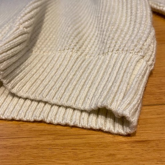 Off-white colored knit sweater - Picture 2 of 3